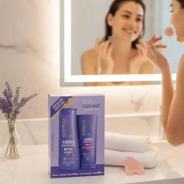 Kit Bio Extratus +Hidra: Shampoo 350ml + Condicionador 200ml - Ácido Hialurônico