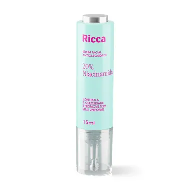 Sérum Facial Antiolseosidade Ricca 20% Niacinamida 15ml