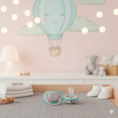 Chupeta Philips Avent Ultra Air 18+ Meses Cor Cinza e Verde 1 Unidade