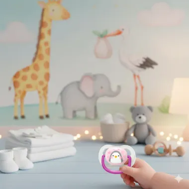 Chupeta Philips Avent Ultra Air Animais Tamanho 1 de 0 a 6 Meses Menina Sortidos1 Unidade