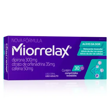 Miorrelax 3 em 1 com 30 Comprimidos Revestidos
