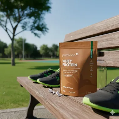 Whey Protein Puravida Isolated e Purified Sabor Vanilla com 22g de Proteína 450g