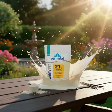 WheyFit Parmalat Sabor Baunilha com 21g Prote&iacute;nas e 5g de BCAA P&oacute; Sach&ecirc; 450g