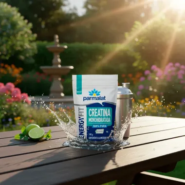 Creatina Monohidratada Parmalat EnergyFit 100% Pura Pó Sachê 240g