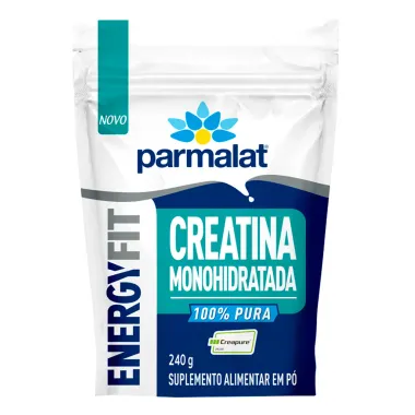 Creatina Monohidratada Parmalat EnergyFit 100% Pura Pó Sachê 240g