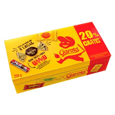 Caixa de Bombom Garoto Sortidos Ganhe 20% 250g