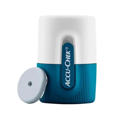 Sensor de Monitoramento Accu Chek Smart Guide com 1 Aplicador Integrado