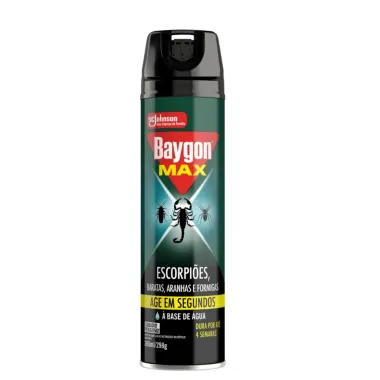 Baygon Max Escorpião Baratas Aranhas e Formigas Aerosol 360ml