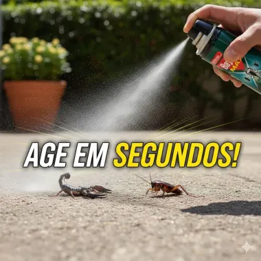 Baygon Max Escorpião Baratas Aranhas e Formigas Aerosol 360ml