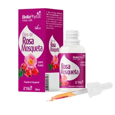 Óleo Bellaphytus 100% Puro Rosa Mosqueta 30ml