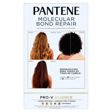 Kit Pantene Pro-V Science Molecular Bond Repair Shampoo 300ml e Condicionador