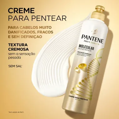 Creme de Pentear Pantene Pro-V Science Molecular Bond Repair 240g