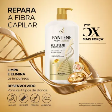 Shampoo Pantene Pro-V Science Molecular Bond Repair 1L