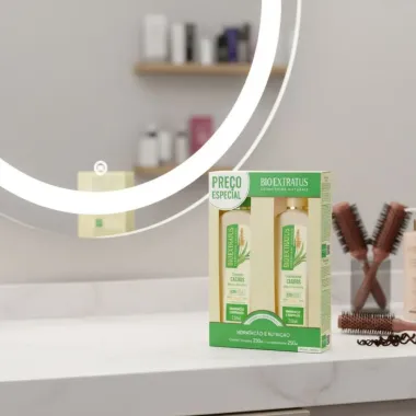 Shampoo+ Condicionador Bioextratus Cachos Hidratação e Nutrição Preço Especial 250ml cada