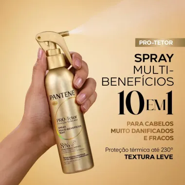 Spray Multi Benef&iacute;cios Pantene 10 em 1 PRO Tetor 8 por Cento Bond Repair 170ml