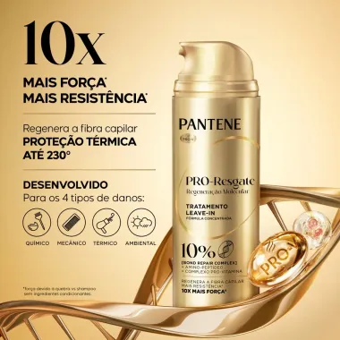 Leave In Pantene Tratamento PRO Resgate 10% Bond Repair 150ml