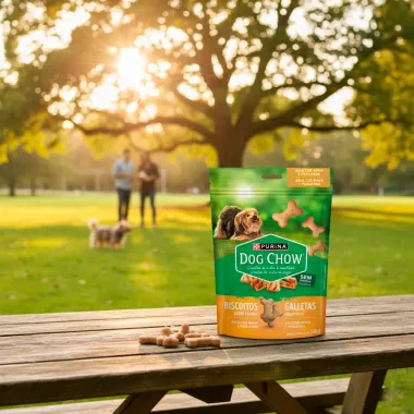 Biscoito para Cães Dog Chow Adultos Minis e Pequenos Sabor Frango 500g