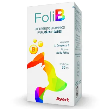 Foli B Avert para Cães e Gatos 30ml