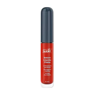 Batom Líquido Matte Tracta Cor Adoro 02 com 6ml