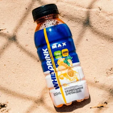 Whey Drink Max Titanium Sabor Frutas Amarelas Zero Lactose 300ml