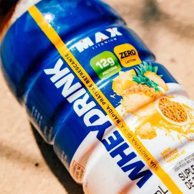 Whey Drink Max Titanium Sabor Frutas Amarelas Zero Lactose 300ml