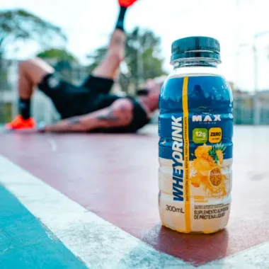 Whey Drink Max Titanium Sabor Frutas Amarelas Zero Lactose 300ml