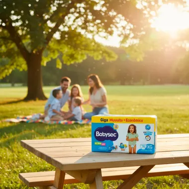 Fralda Babysec Ultrasec Giga Tamanho XG 76 Unidades Descartáveis