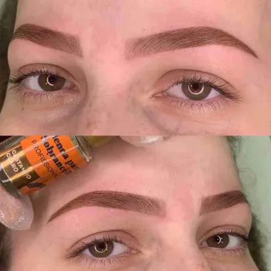 Tintura Henna Para Sobrancelhas Della & Delle Castanho Claro 1,5g