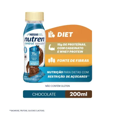 Nutren Control Diet Chocolate Complemento Alimentar 200ml