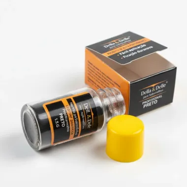 Tintura Henna para Sobrancelhas Della & Delle Preto 1,5g