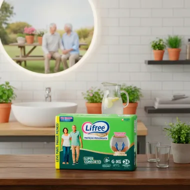 Roupa Íntima Lifree Pants Proteção Prolongada Super Conforto Tamanho G/XG Unissex 24 Unidades