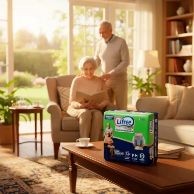 Roupa Íntima Lifree Pants Proteção Prolongada Extra Absorção Tamanho P/M Unissex 9 Unidades