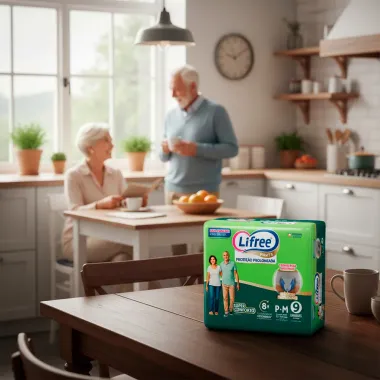 Roupa Íntima Lifree Pants Proteção Prolongada Super Conforto Tamanho P/M Unissex 9 Unidades