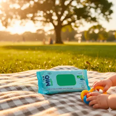 Len&ccedil;o Umedecido Mi&oacute; Baby Preven&ccedil;&atilde;o de Assaduras com 96 Unidades