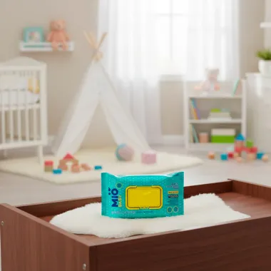 Lenço Umedecido Mió Baby 98% Água Sem Perfume 96 Unidades