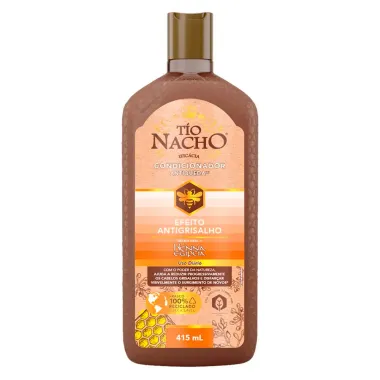 Condicionador Antiqueda T&iacute;o Nacho Efeito Antigrisalho Geleia Real e Henna Eg&iacute;pcia 415ml