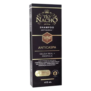 Shampoo Tío Nacho Antiqueda Anticaspa Geleia Real e Própolis 415ml