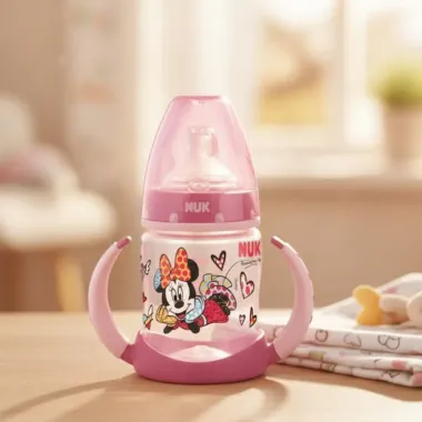 Copo De Treinamento Nuk Disney By Brito Rosa +6 Meses 150ml