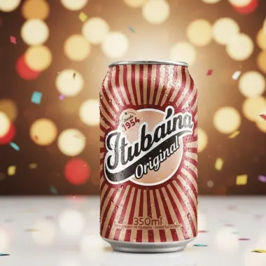 Refrigerante Itubaina Original Sabor Tutti Frutti Lata 350ml