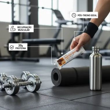 Barra Protein Bar Dux Human Health Sabor Caramelo Salgado 60g