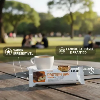 Barra Protein Bar Dux Human Health Sabor Caramelo Salgado 60g