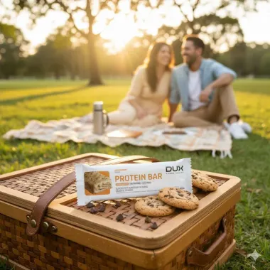 Barra Protein Bar Dux Human Health Sabor Cookies 60g