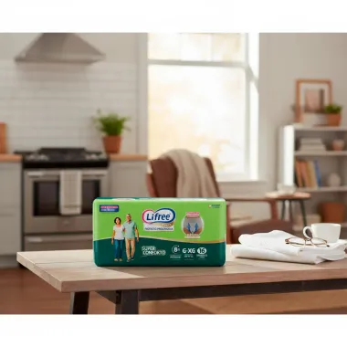 Roupa Íntima Lifree Pants Proteção Prolongada Super Conforto G/XG Unissex 16 Unidades