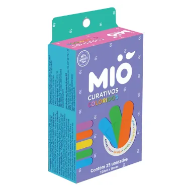Curativo Mi&oacute; Colorido Embalagens Sortidas com 25 Unidades