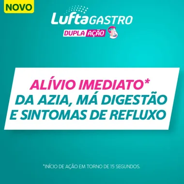 LuftaGastro Dupla A&ccedil;&atilde;o Sabor Menta Suspens&atilde;o Oral 150ml