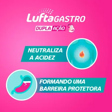 LuftaGastro Dupla A&ccedil;&atilde;o Sabor Menta Suspens&atilde;o Oral 150ml