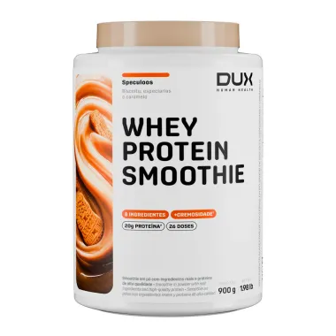 Whey Protein Dux Smoothie Speculoos Sabor Biscoito Especiarias e Caramelo 900g