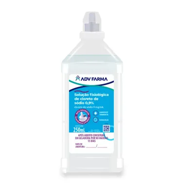 Solução Fisiológica de Cloreto de Sódio 0,9% ADV Farma 250ml