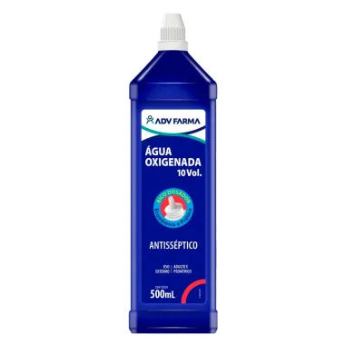 Água Oxigenada ADV Farma 10 Volumes Antisséptico 500ml