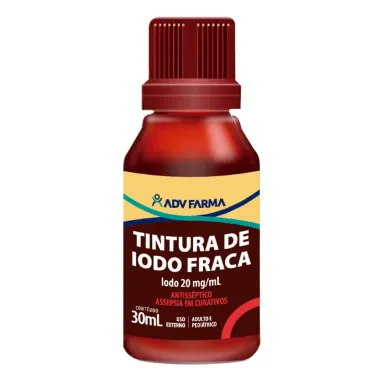 Tintura de Iodo Fraca ADV Farma 30ml
